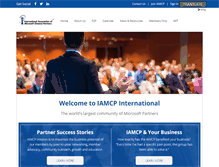 Tablet Screenshot of iamcp.org